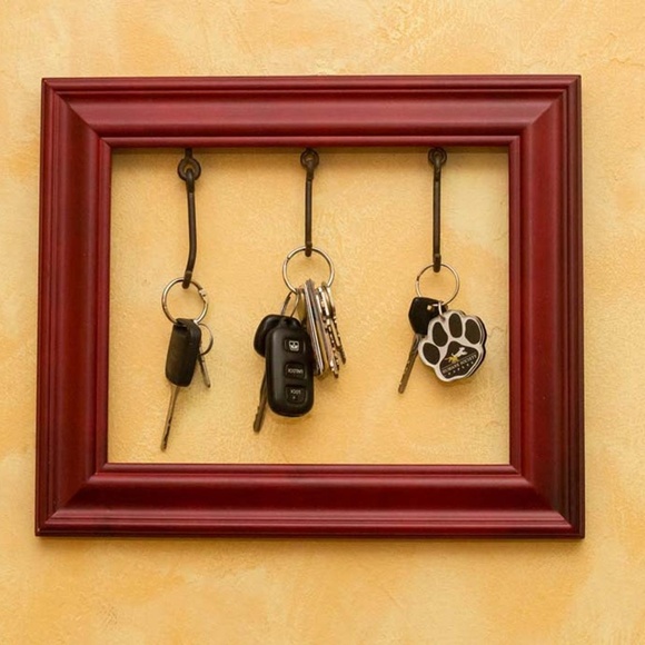 Handmade Other - Reclaimed Wood Frame Key Holder/Barn Door Hook Key